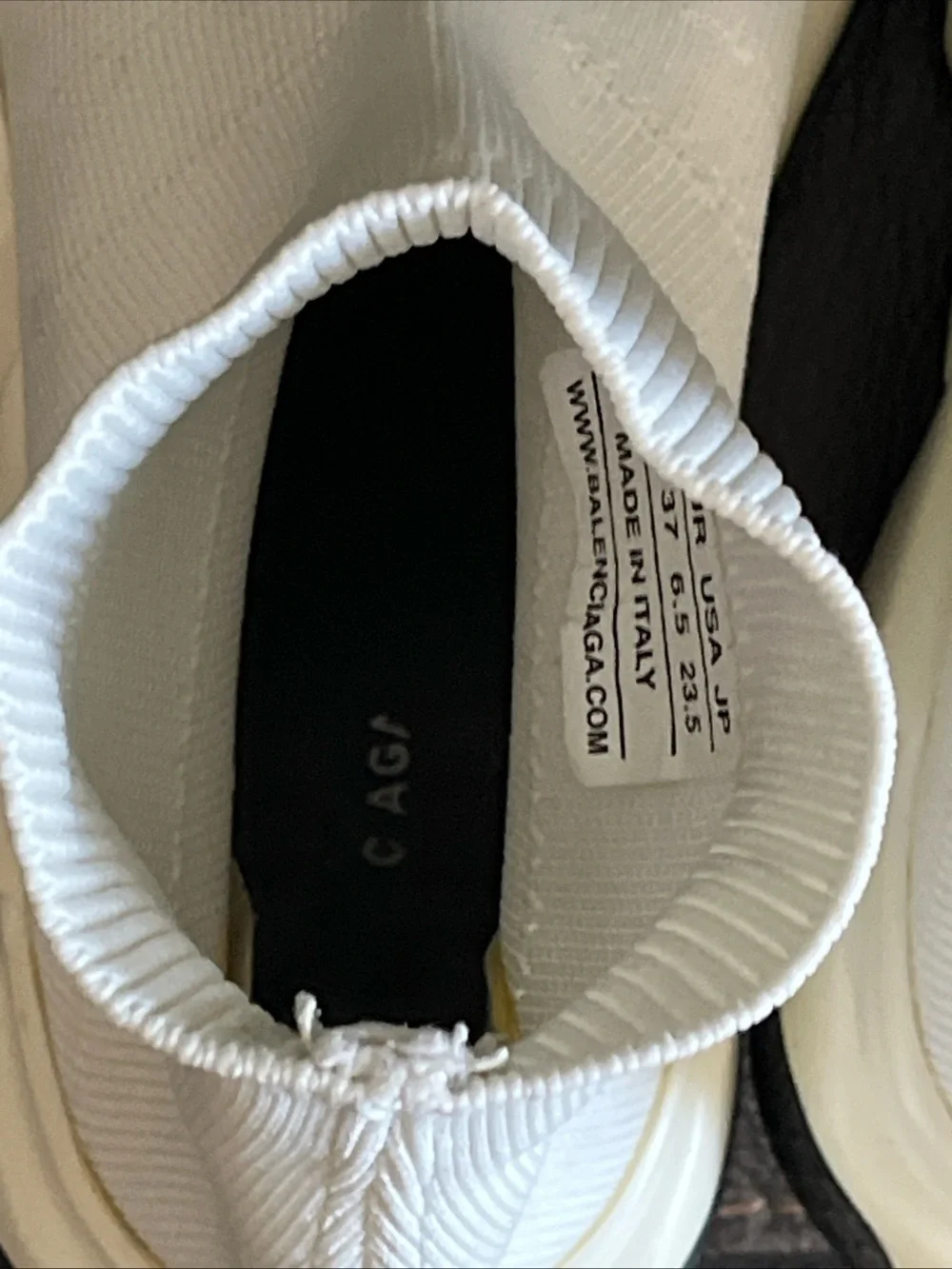 Balenciaga Speed Trainer Sneakers White US 6.5 EUR 37 UK 4